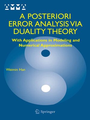 cover image of A Posteriori Error Analysis Via Duality Theory